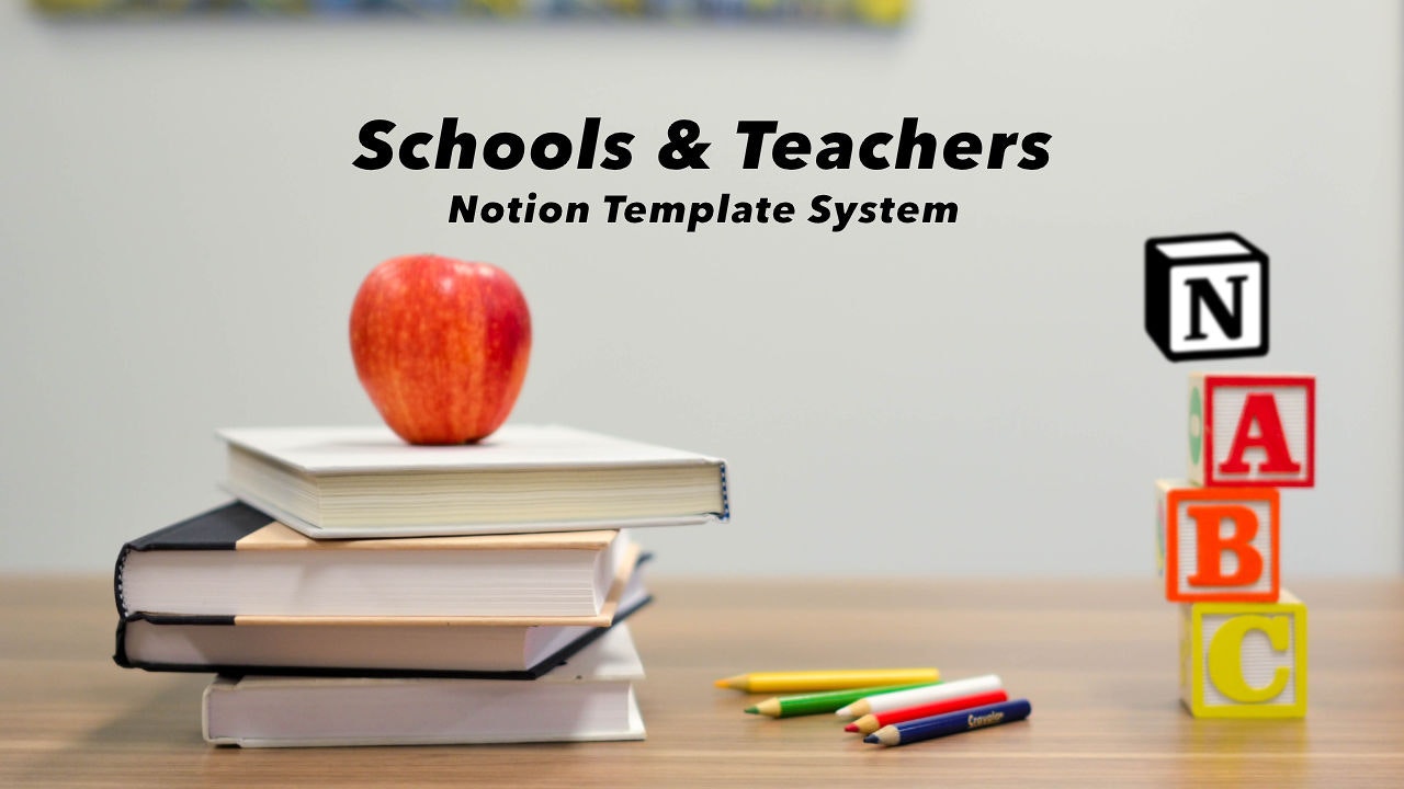 School & Teachers Notion Template System gallery image