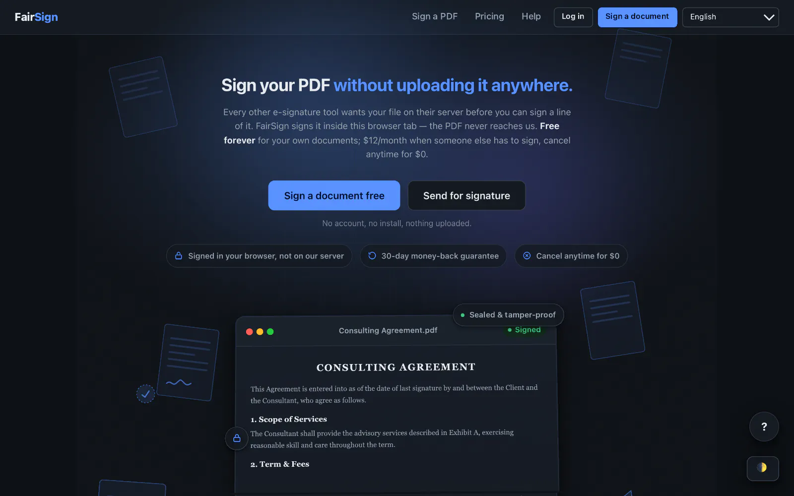 FairSign screenshot 1