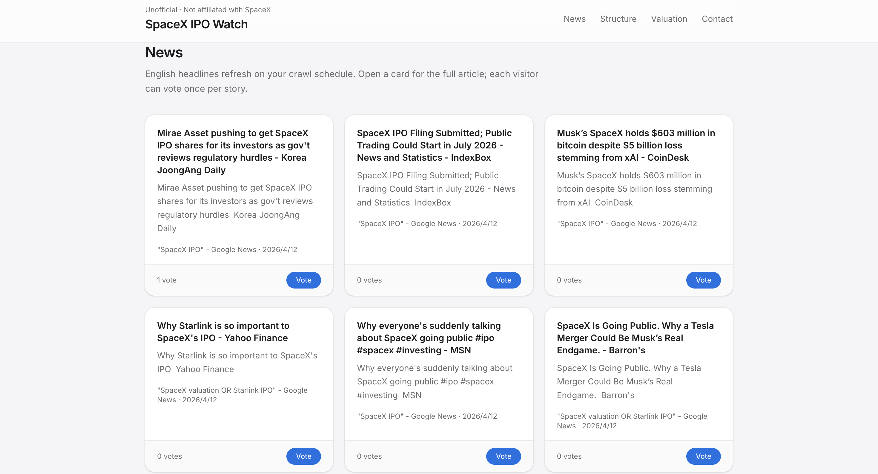 SpaceX IPO Watch gallery image