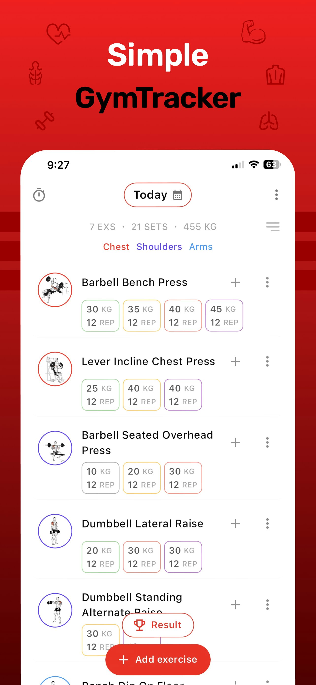 startuptile GymTracker-An app to track your gym progress and record your exercises.