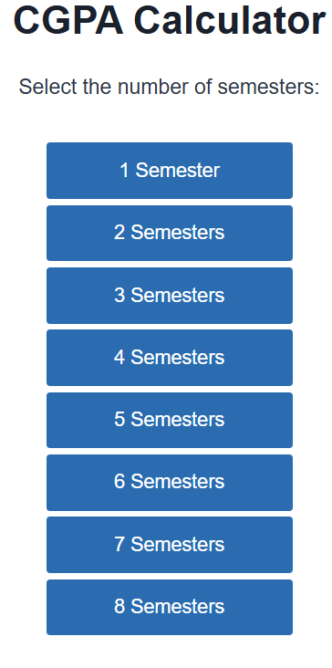 CgPA-calculator - Strumento gratuito online per calcolare il tuo CGPA media 1