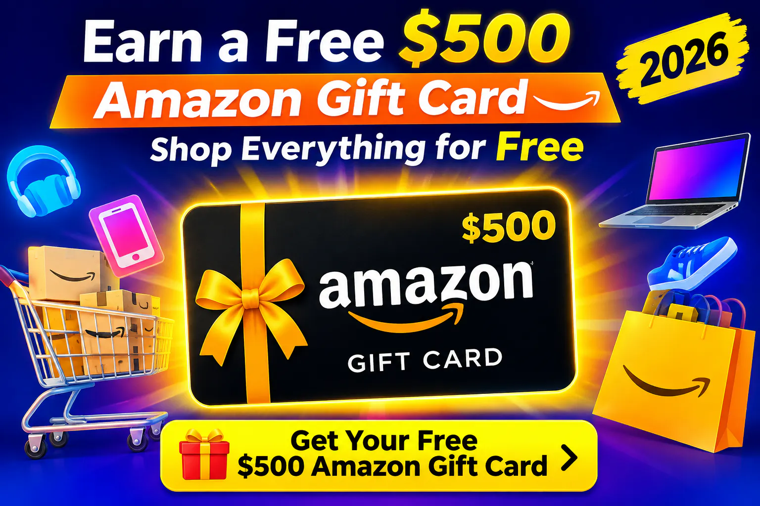 Earn a Free $500 Amazon Gift Card