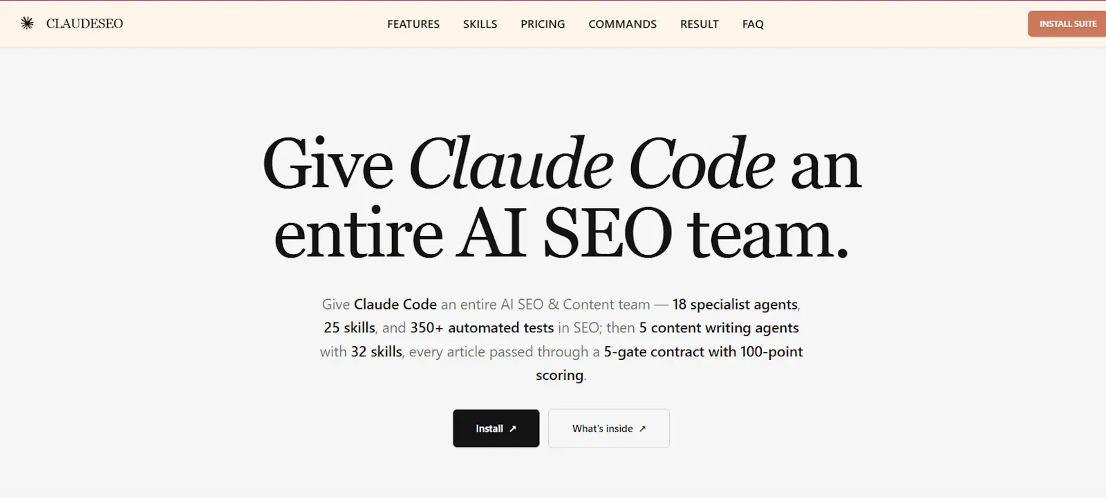 Claude SEO screenshot 1