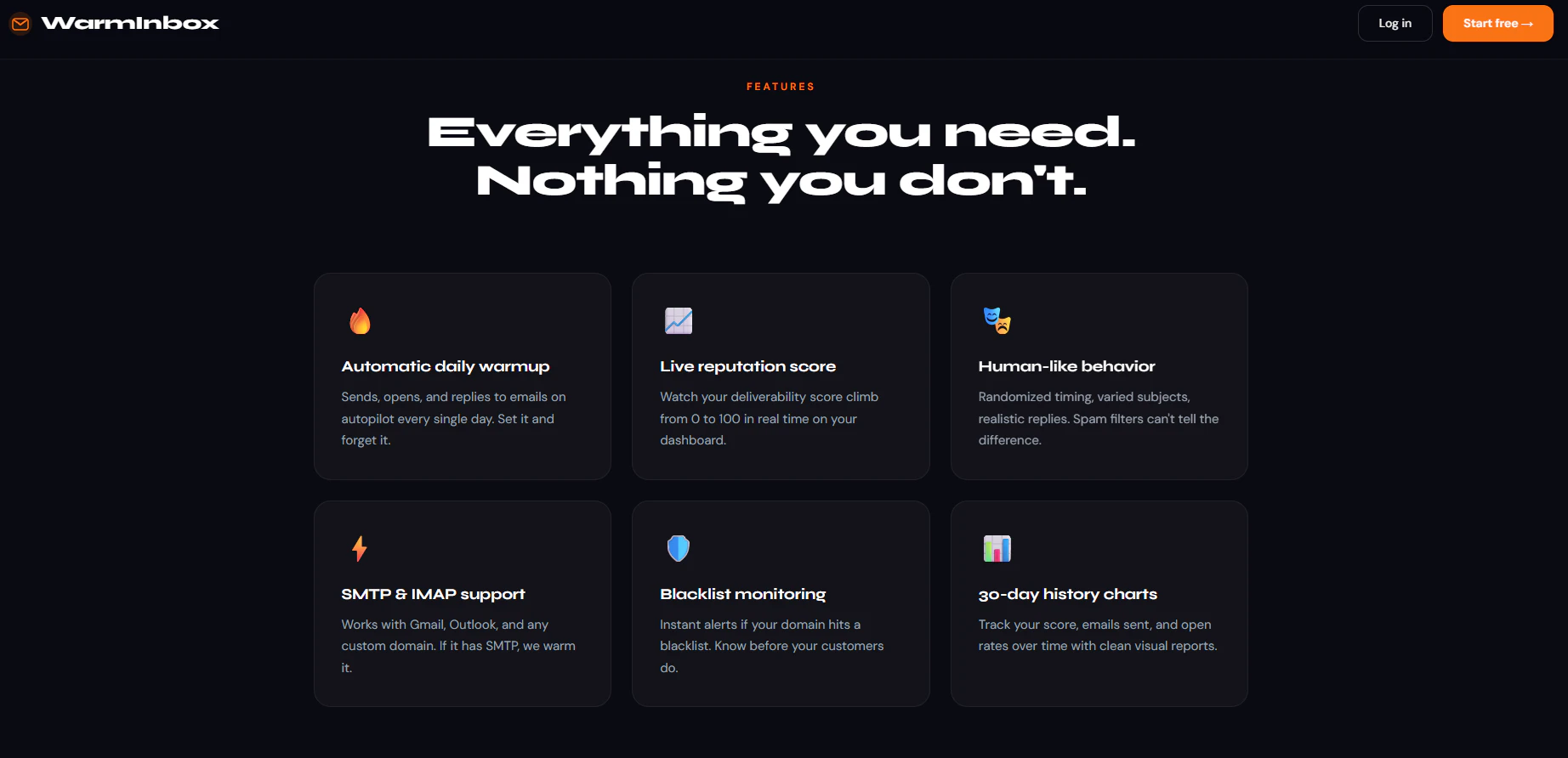 WarmInbox — Email Warmup screenshot 1