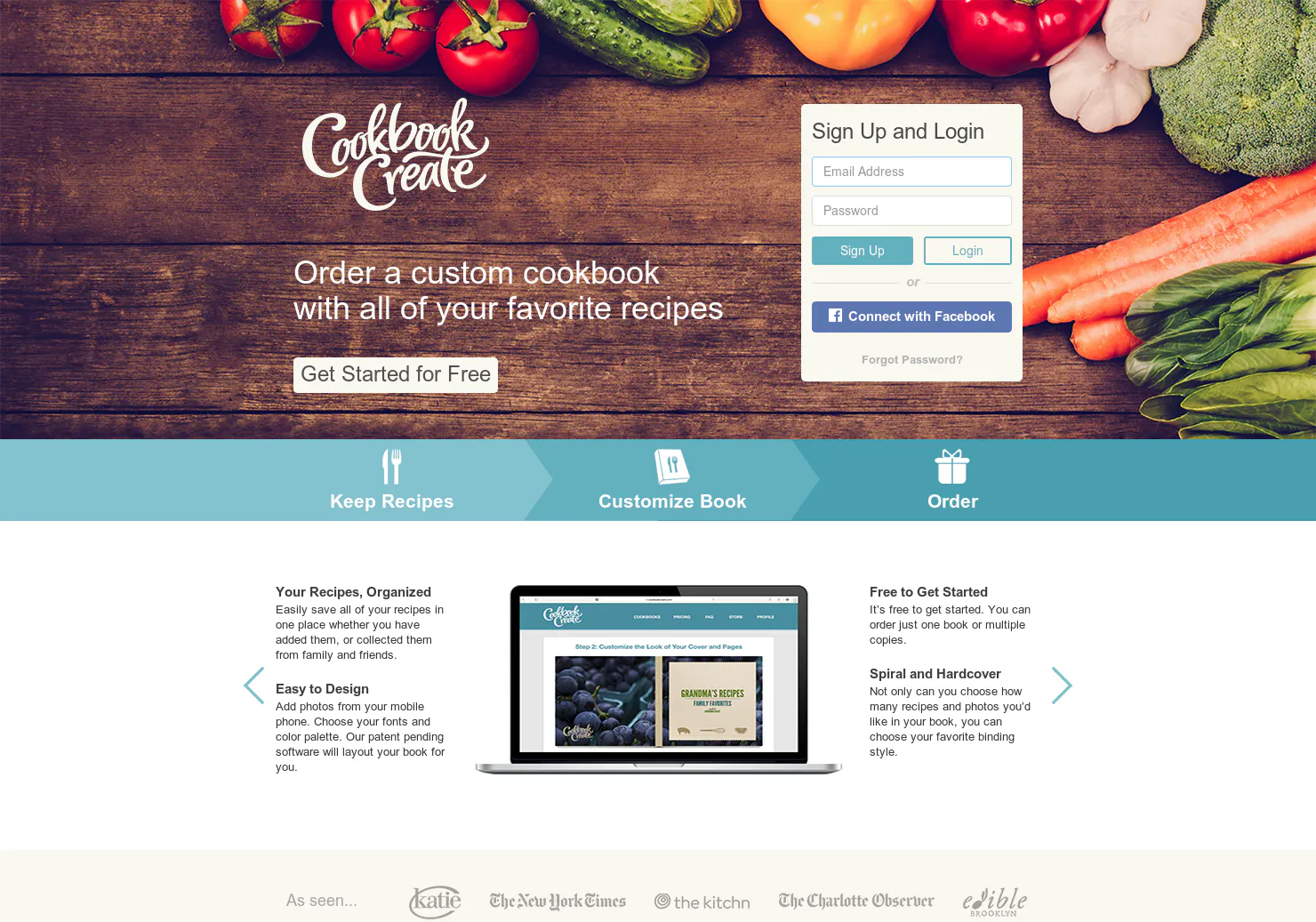 Cookbook Create