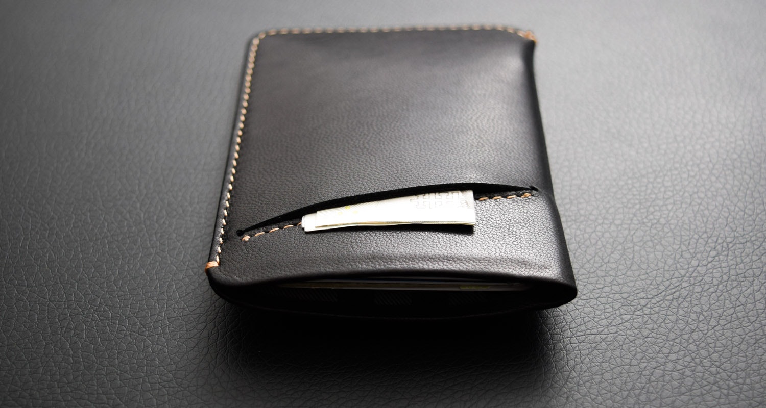 Simply Leather Card Sleeve gallery image
