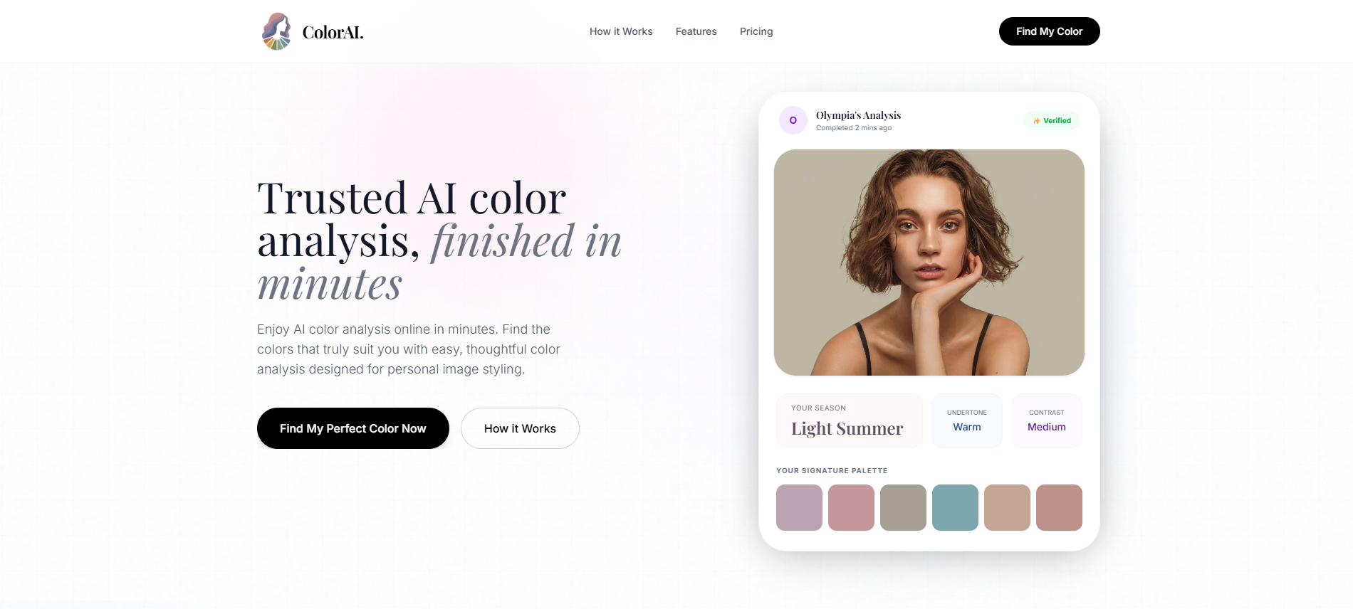 AI Color Analysis gallery image