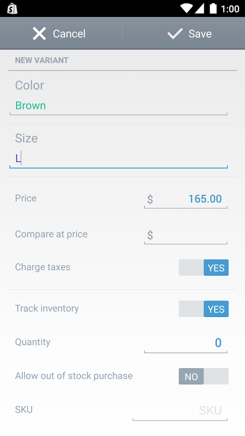 Shopify POS for Android gallery image