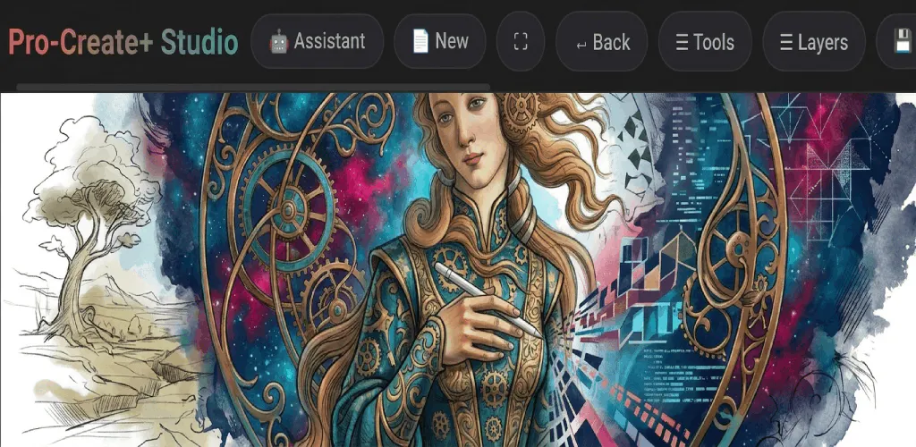 Procreate 2D&3D/360° gallery image