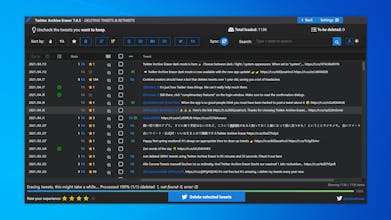 Twitter Archive Eraser gallery image
