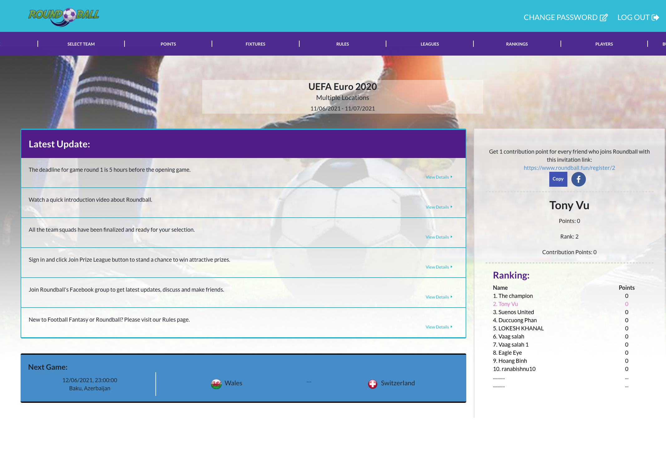 Roundball Fantasy Football gallery image
