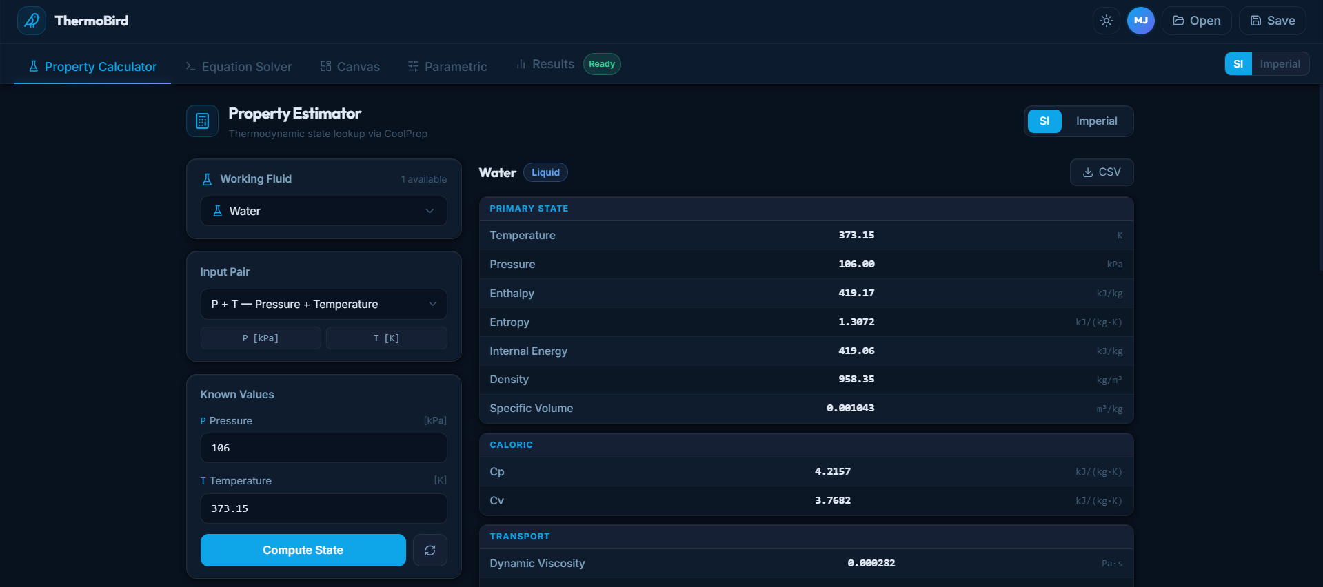 `ThermoBird — Thermodynamic Platform gallery image