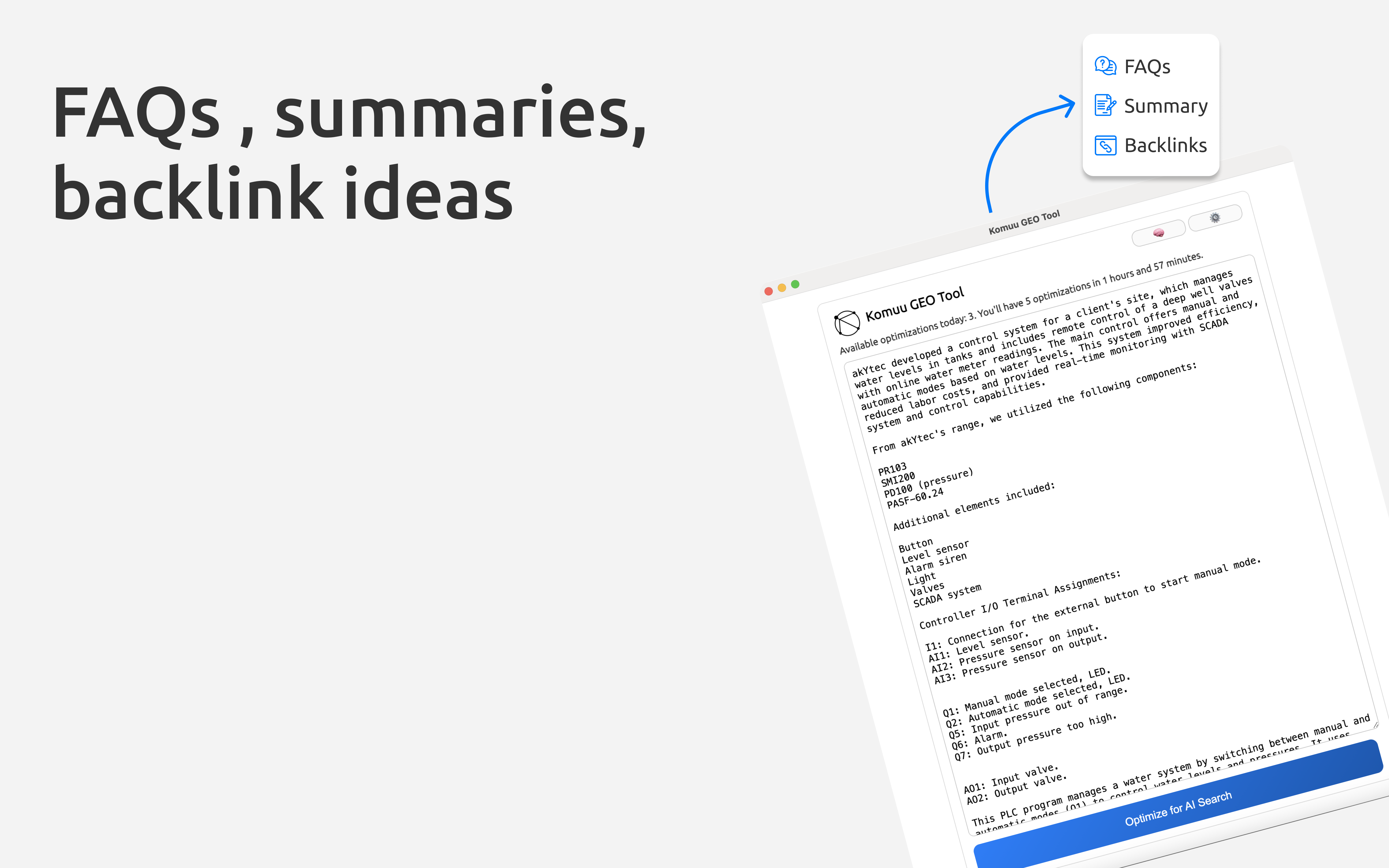 Komuu.co for AI-search optimization gallery image
