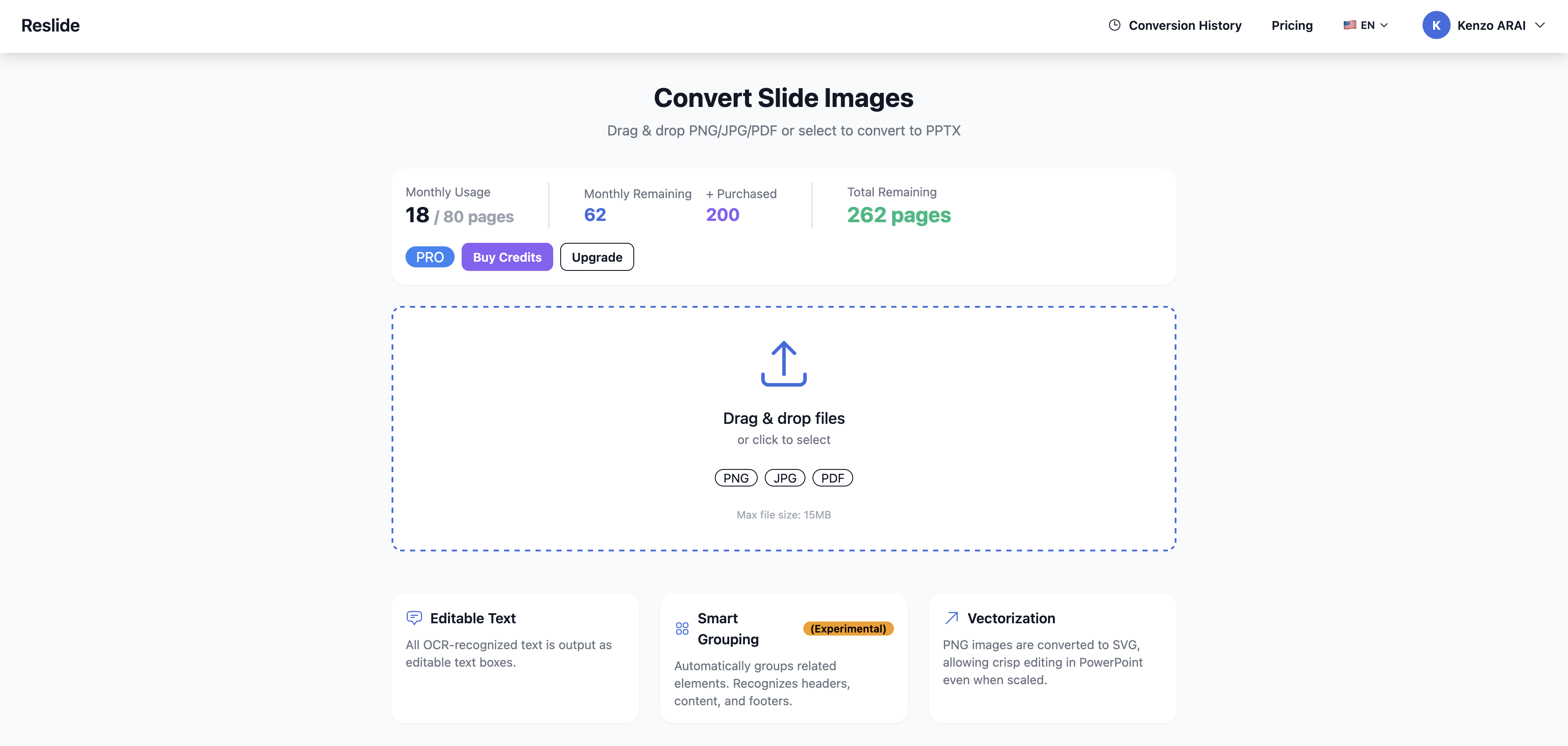 Reslide - Screenshot 4 showing product features and functionality