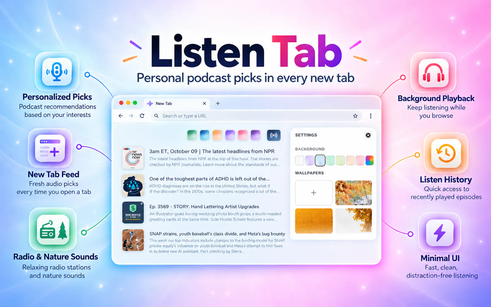 Listen Tab screenshot 1