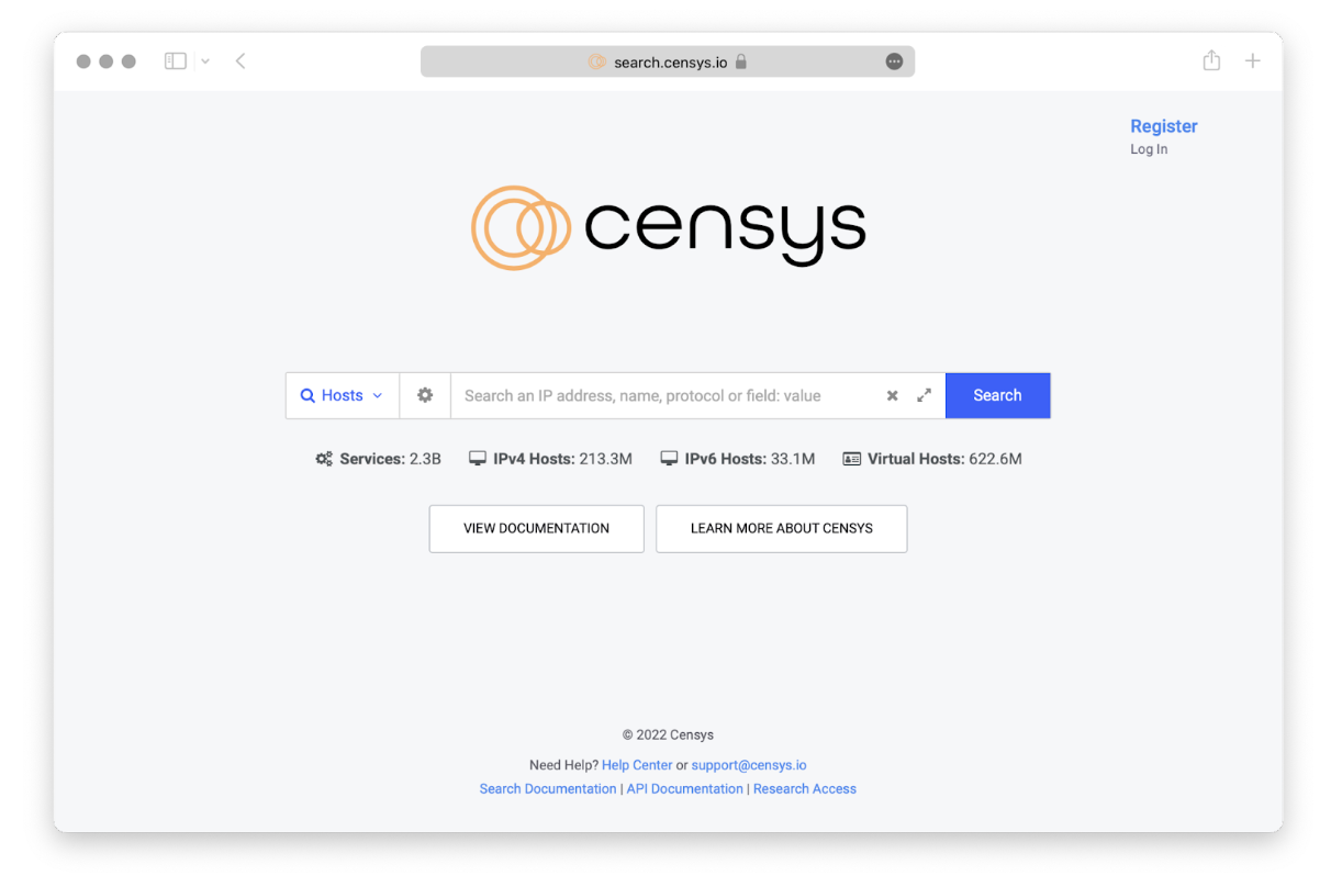 Censys gallery image