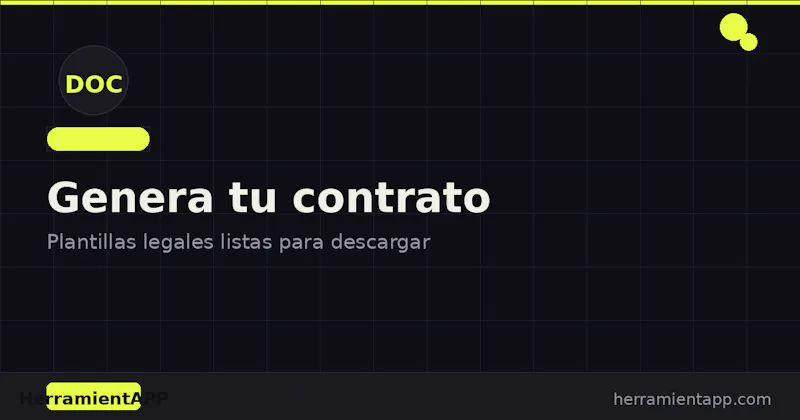 Herramientapp - Contrato de alquiler screenshot 1