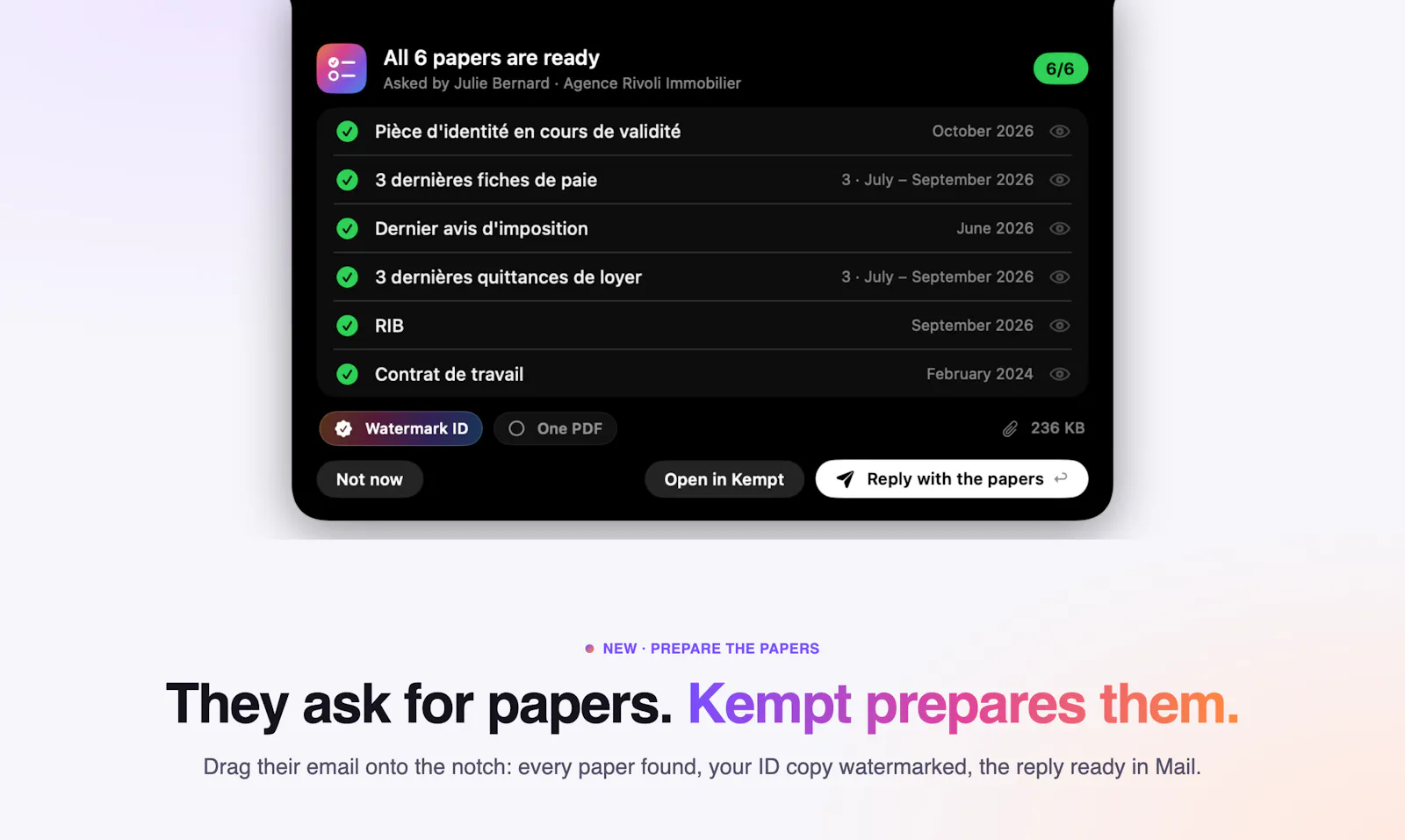 Kempt screenshot 1