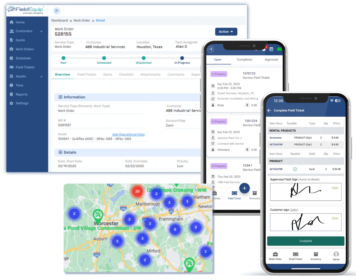 Mecanismo - Un software integral de gestión de servicios de campo media 2