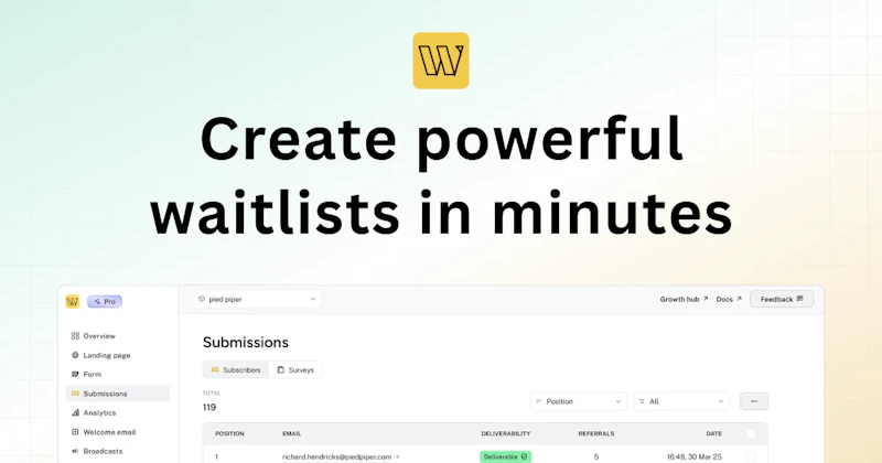 Waitlister screenshot 1