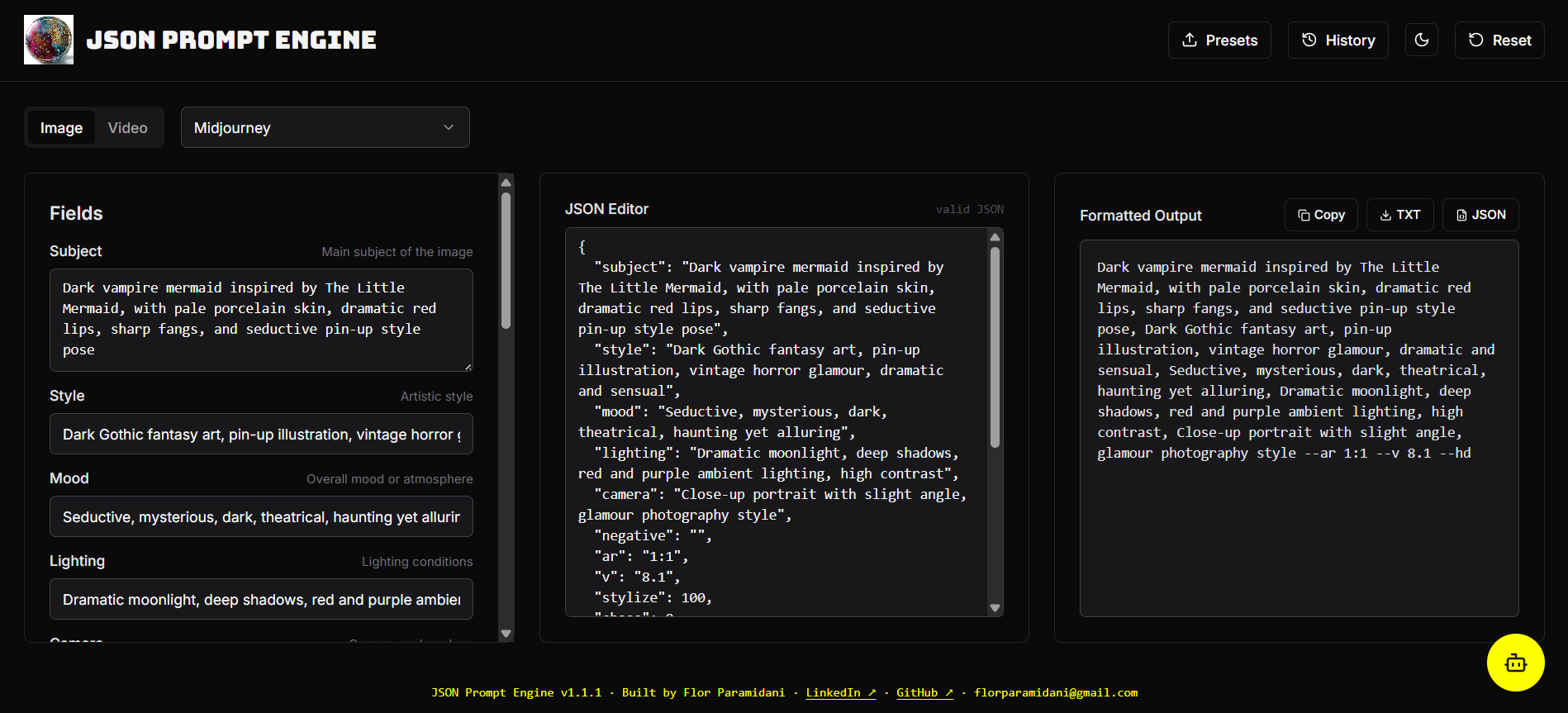 JSON Prompt Engine gallery image