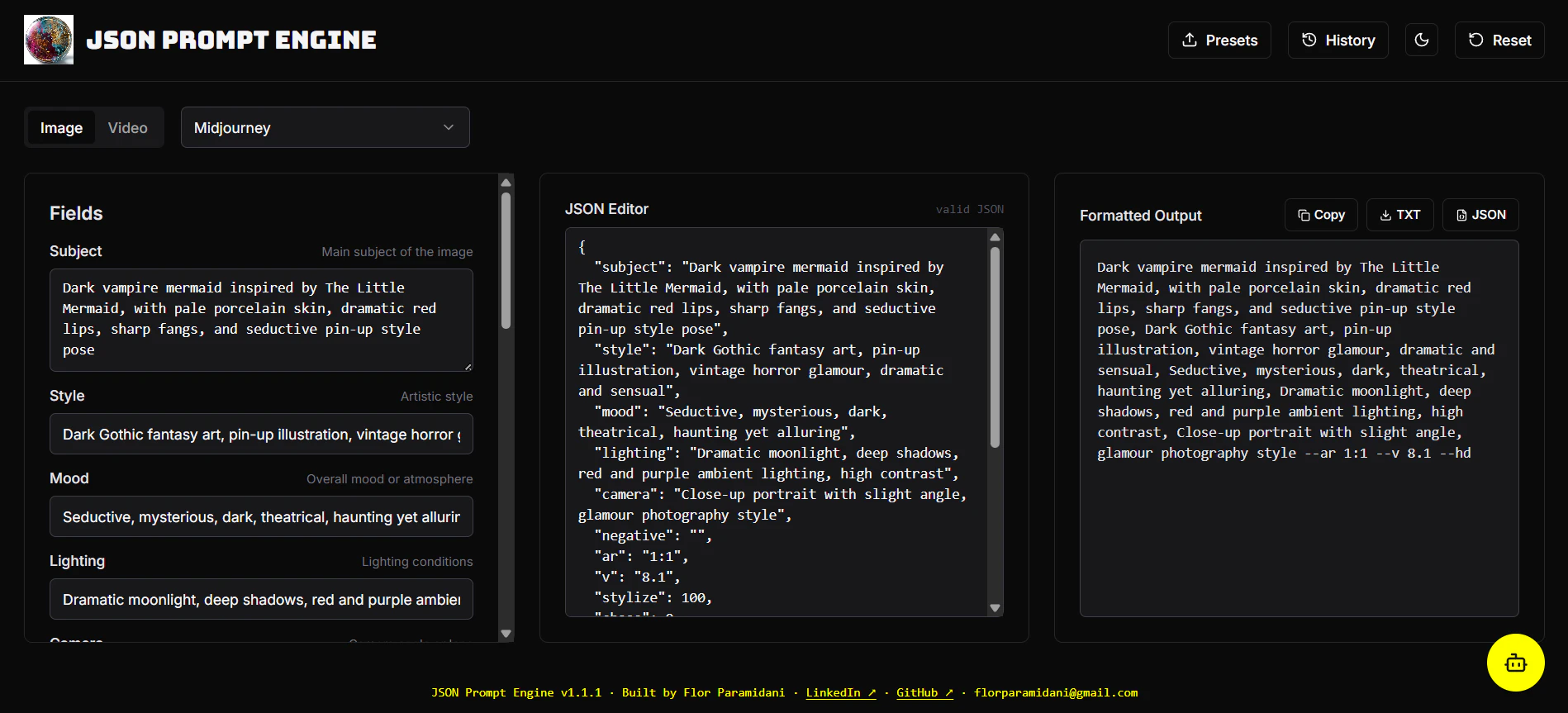 JSON Prompt Engine screenshot 6