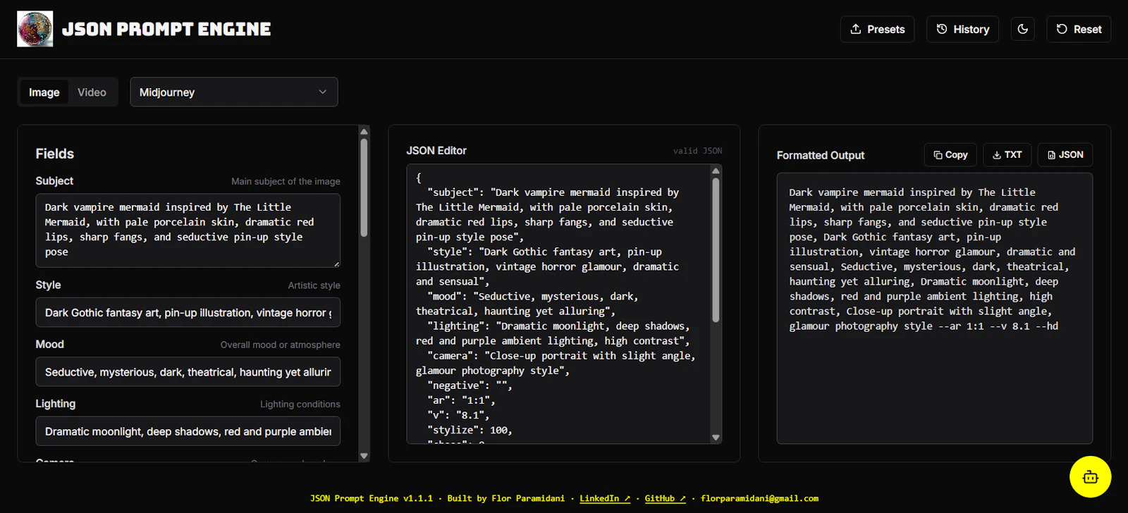 JSON Prompt Engine screenshot 7