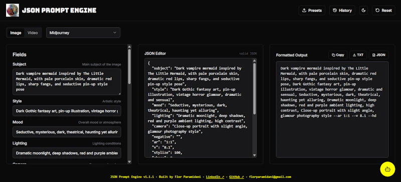 JSON Prompt Engine screenshot 7
