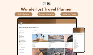 Wanderlust Travel Planner gallery image