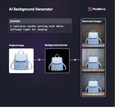 PixelBin Generative Background Creator gallery image