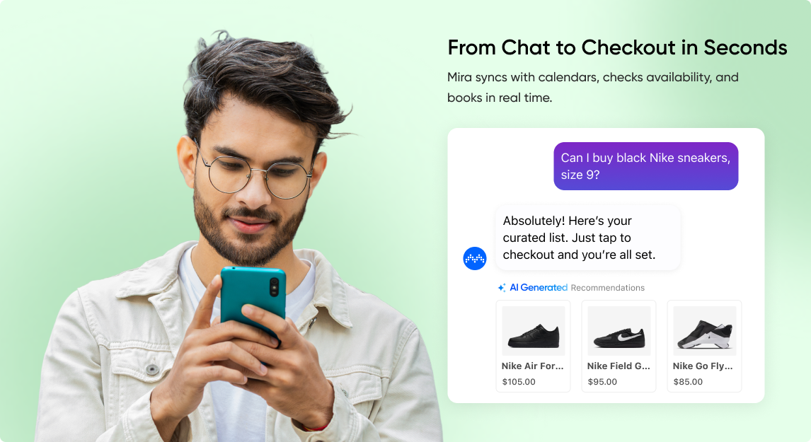 Mira - The Best Sales Agent for WhatsApp - Screenshot 2 showing product features and functionality