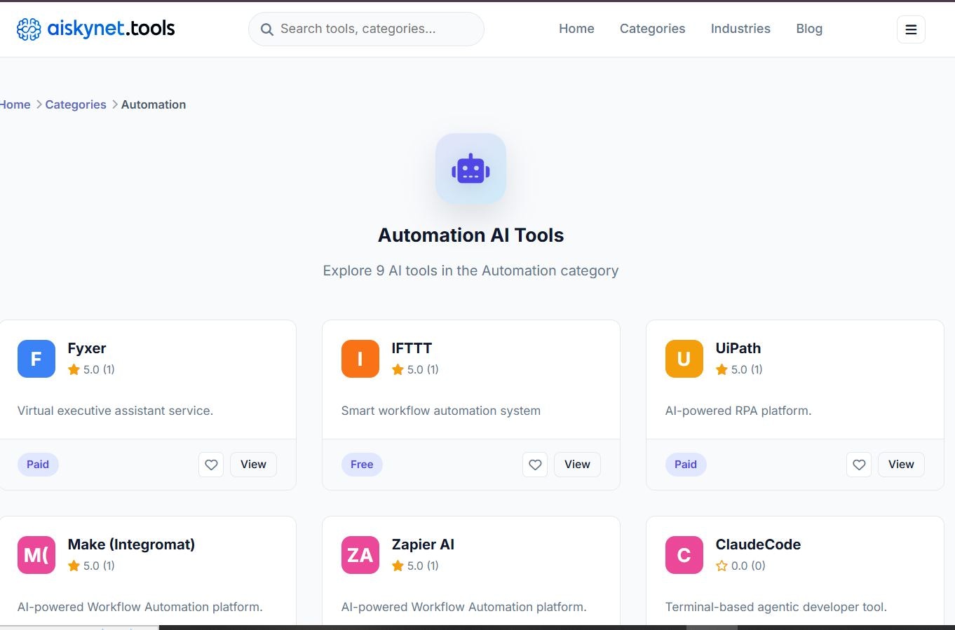  Automation AI Tools - Ai Skynet gallery image