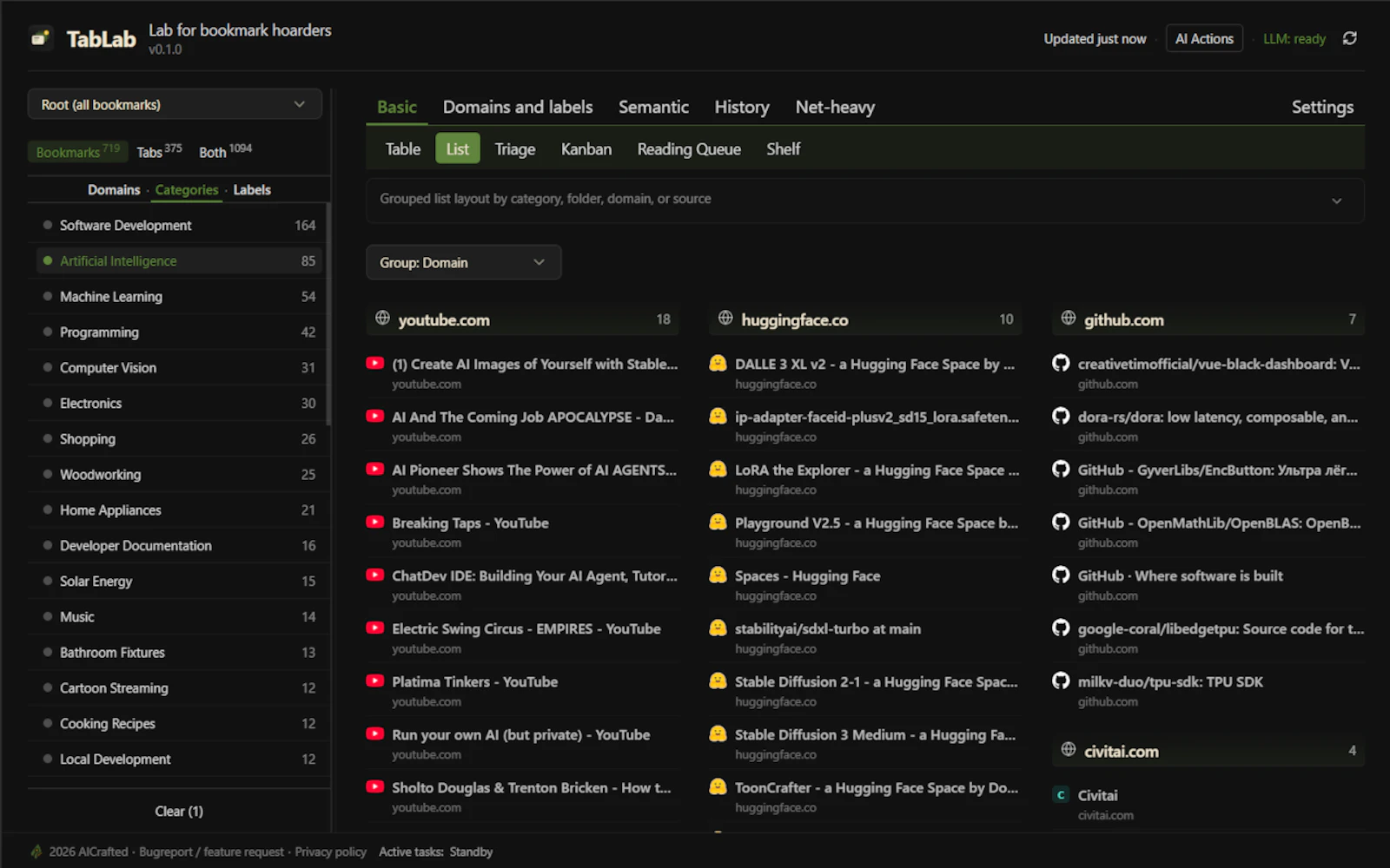 TabLab screenshot 2