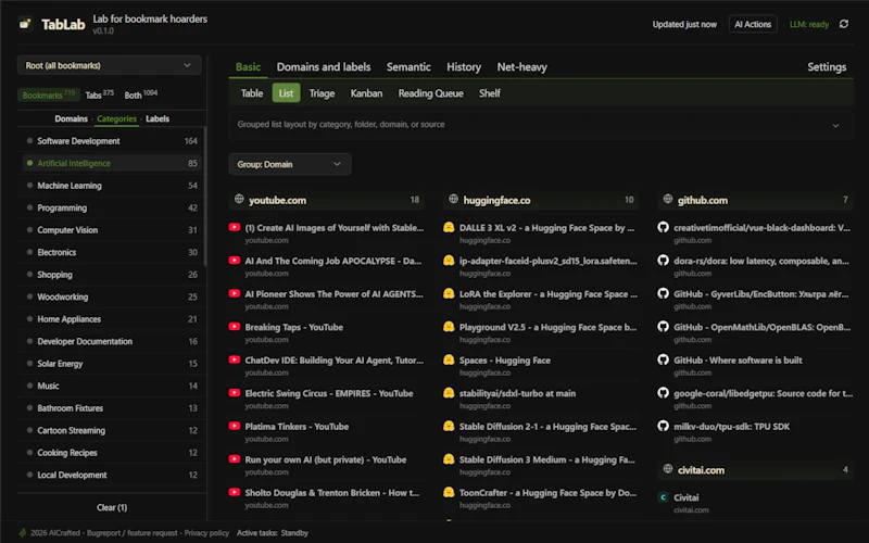 TabLab screenshot 2
