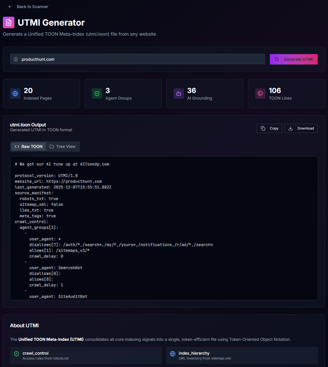 AIToonUp.com MVP launch gallery image