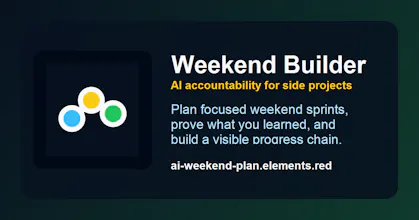 AI Weekend Plan gallery image