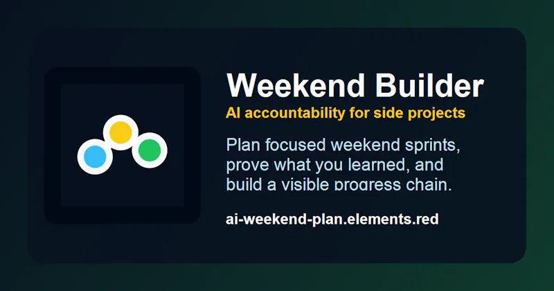 AI Weekend Plan screenshot 1