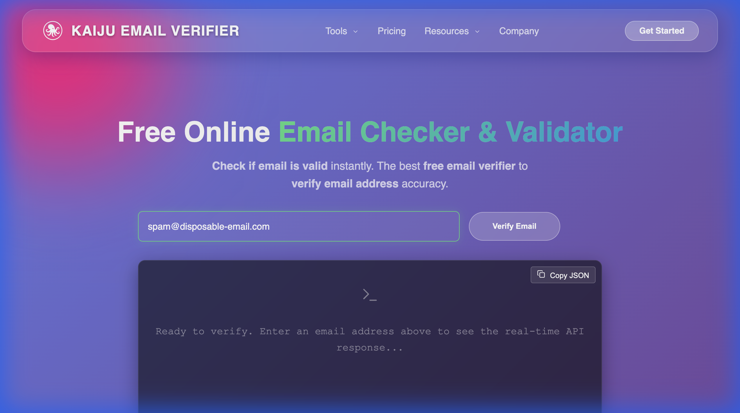 Kaiju Email Verifier gallery image