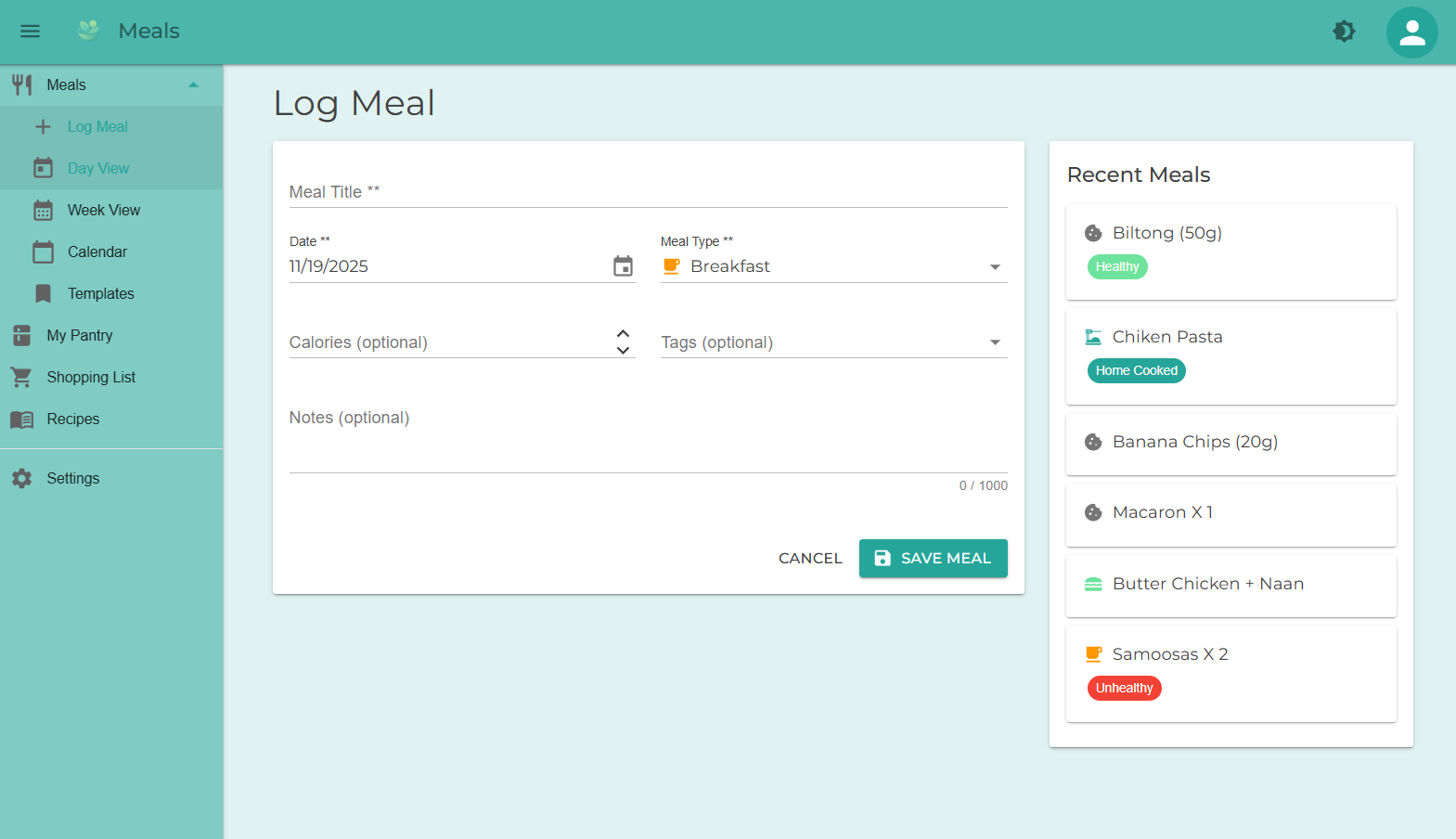 Meals  gallery image