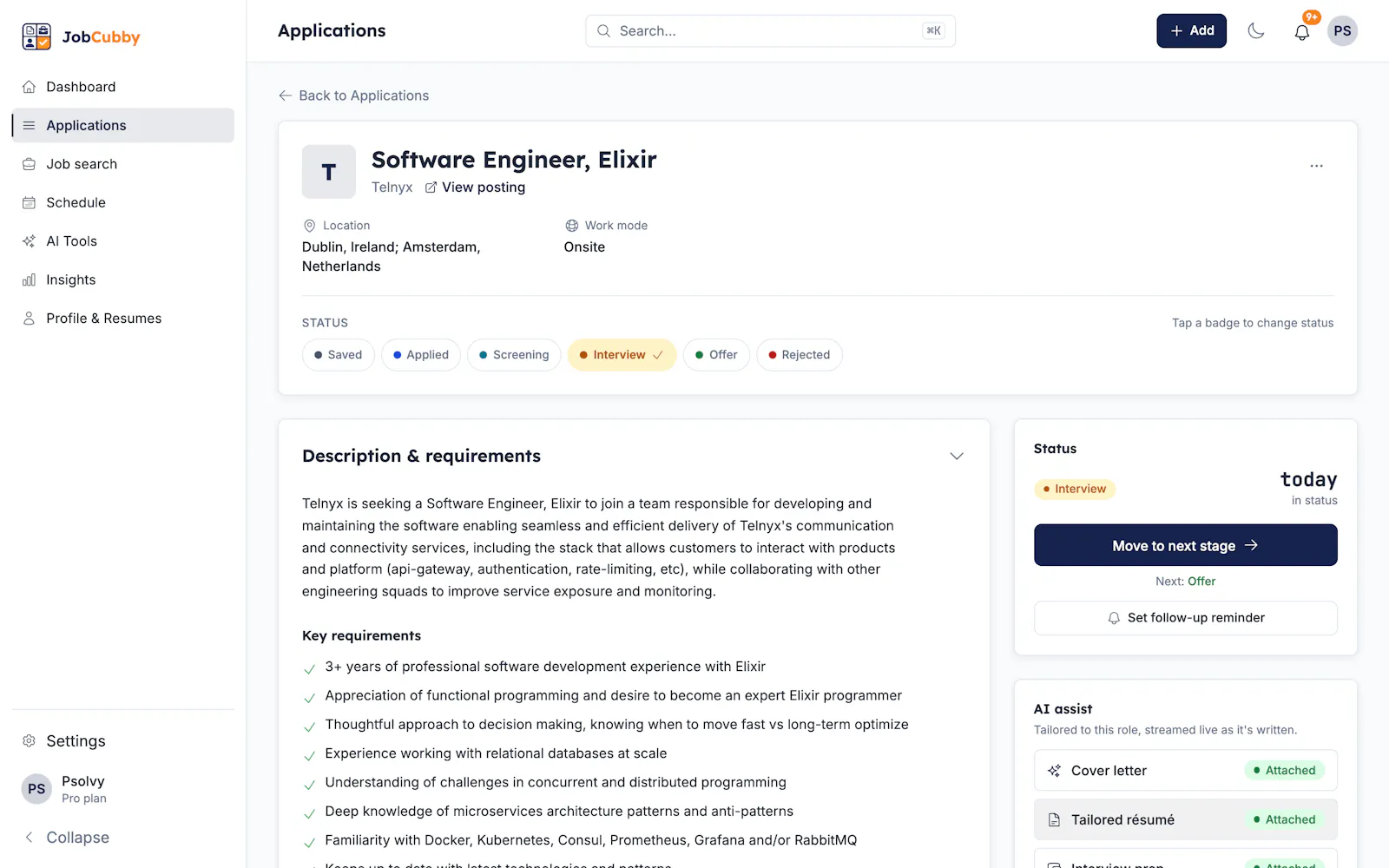 JobCubby screenshot 3