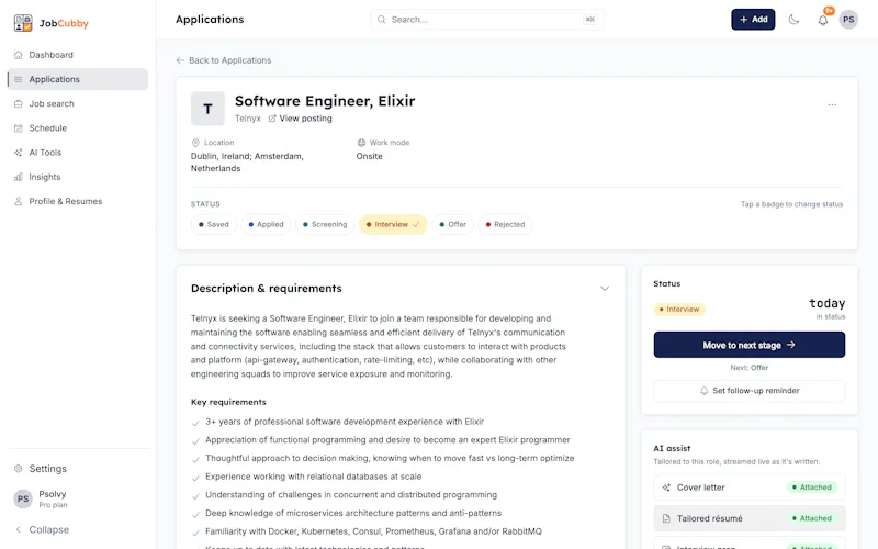 JobCubby screenshot 3