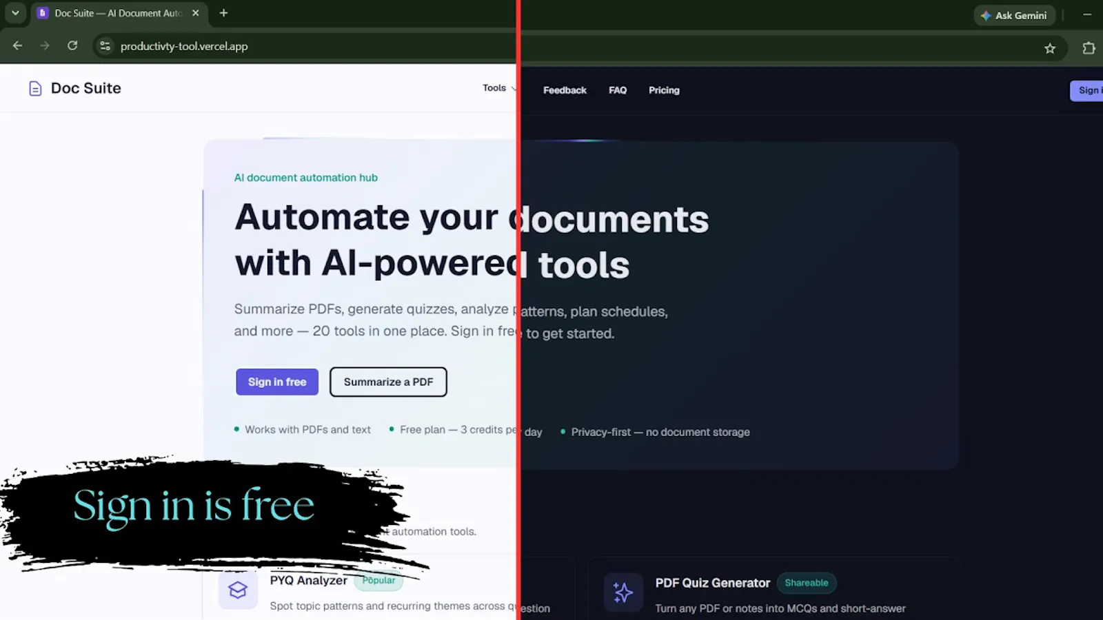 Doc Suite screenshot 1 (video preview)