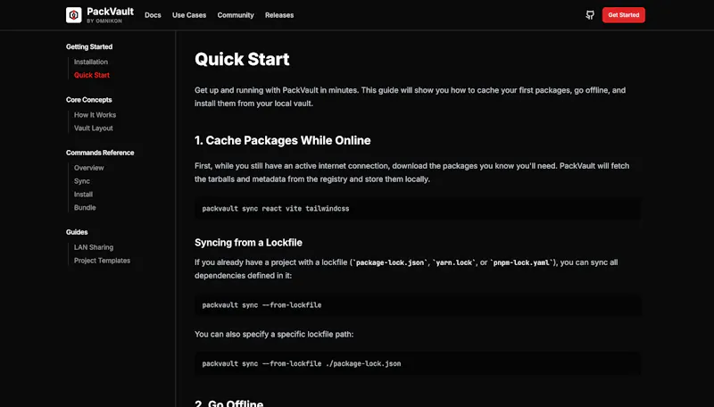 PackVault — Offline Package Management screenshot 4