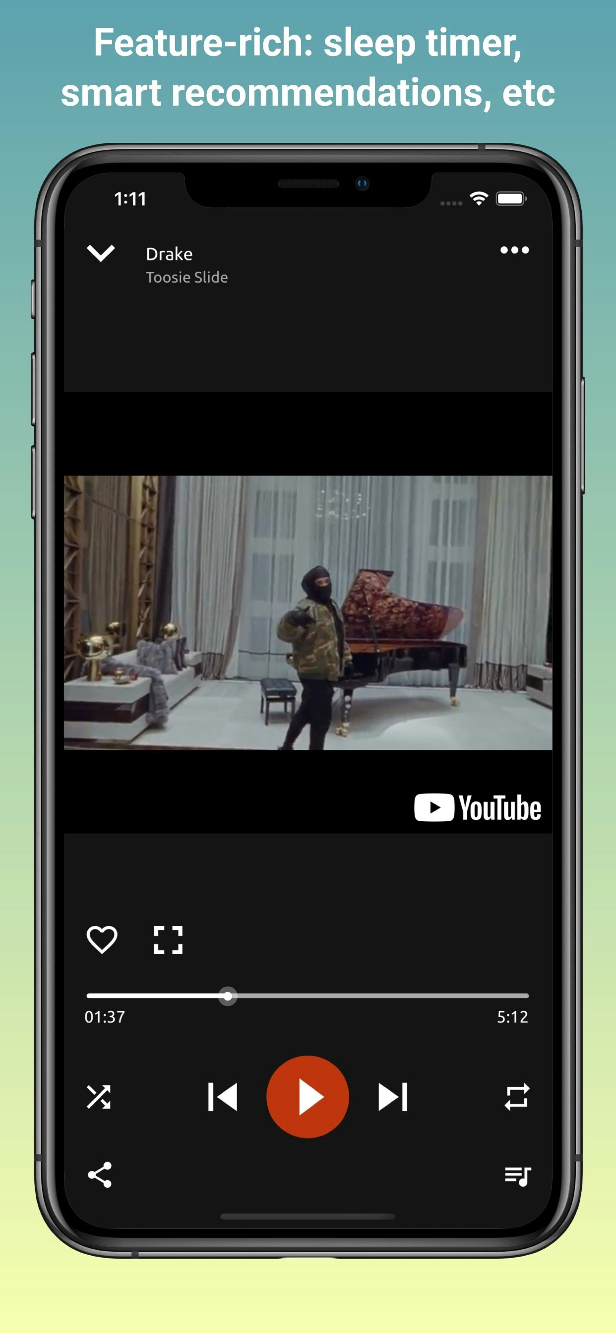 Music/Video Player for YouTube media 5