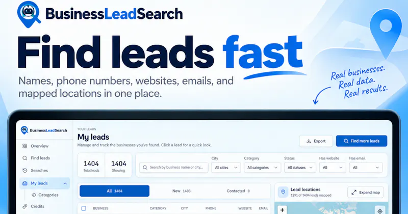 BusinessLeadSearch screenshot 1