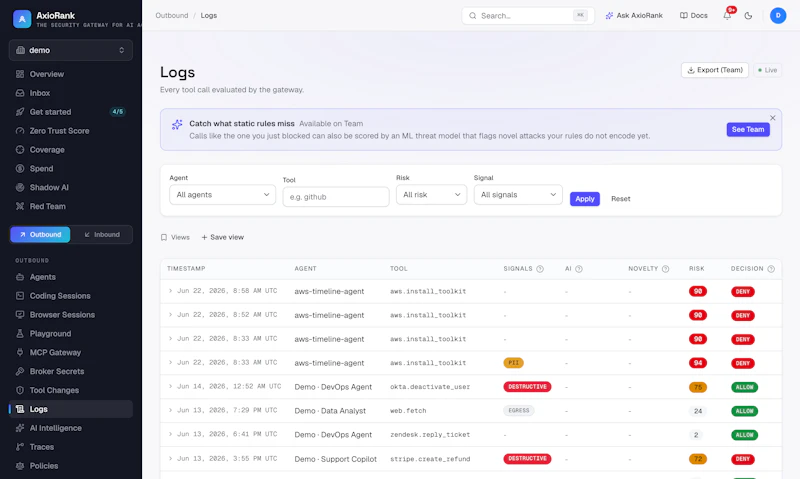 AxioRank screenshot 9