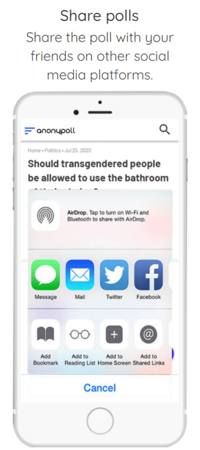 Anonypoll gallery image