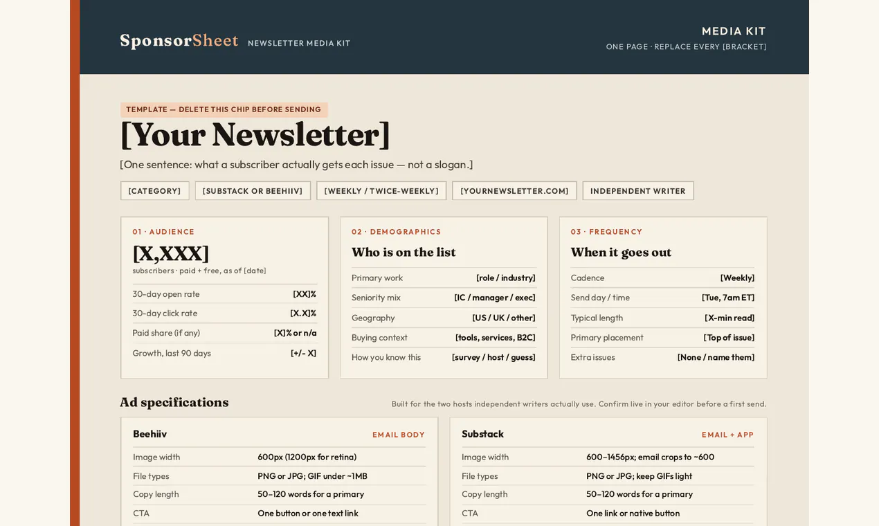 SponsorSheet gallery image