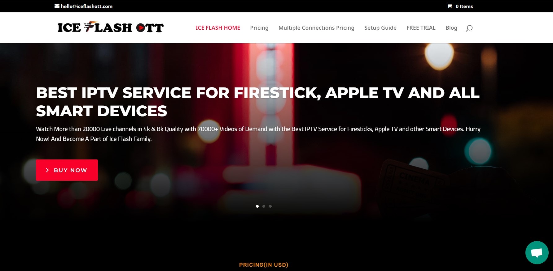 Media Ice Flash Ott.Com - Perkhidmatan IPTV terbaik untuk Firestick, Apple TV dan semua peranti 1
