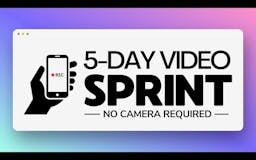 The 5-Day Video Sprint media 1
